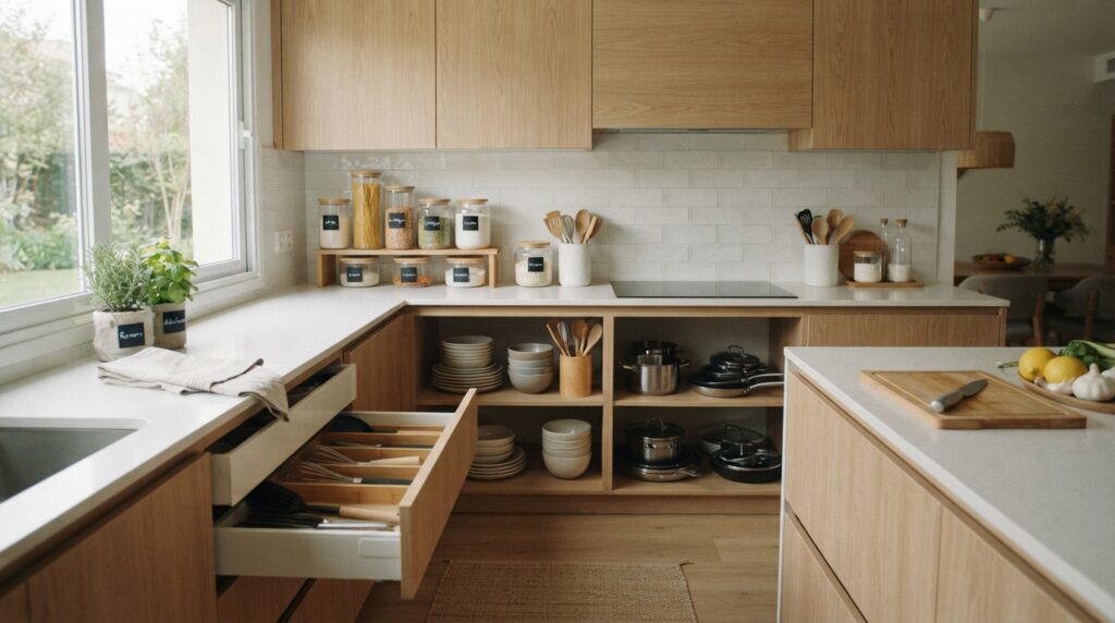 Imagen representativa de Cómo Organizar la Cocina: Guía Paso a Paso para Aprovechar Cada Espacio