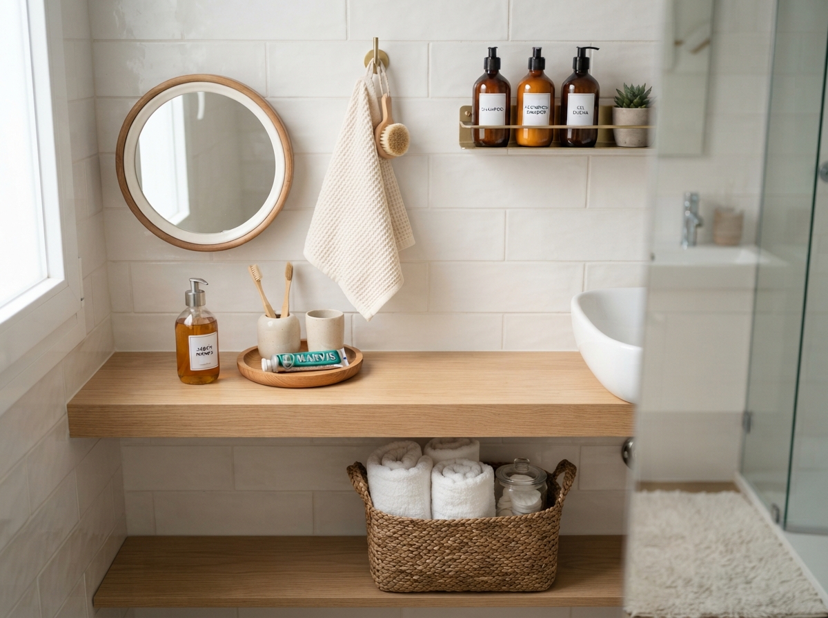 Detalles paso a paso de Guía para Organizar el Baño: Trucos para Espacios Reducidos