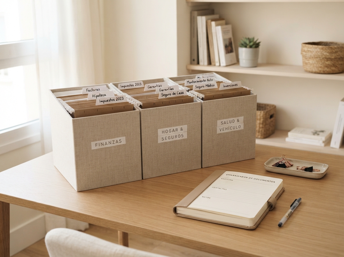 Detalles paso a paso de Organización de Documentos Importantes: Sistema Simple para tu Hogar